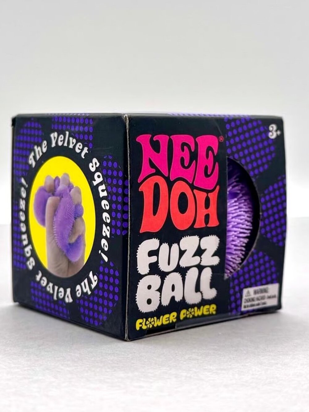Needoh - Fuzz Ball - Purple (Flower Power)